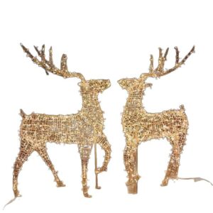 LED švytintis elnias – lauko kalėdinė dekoracija